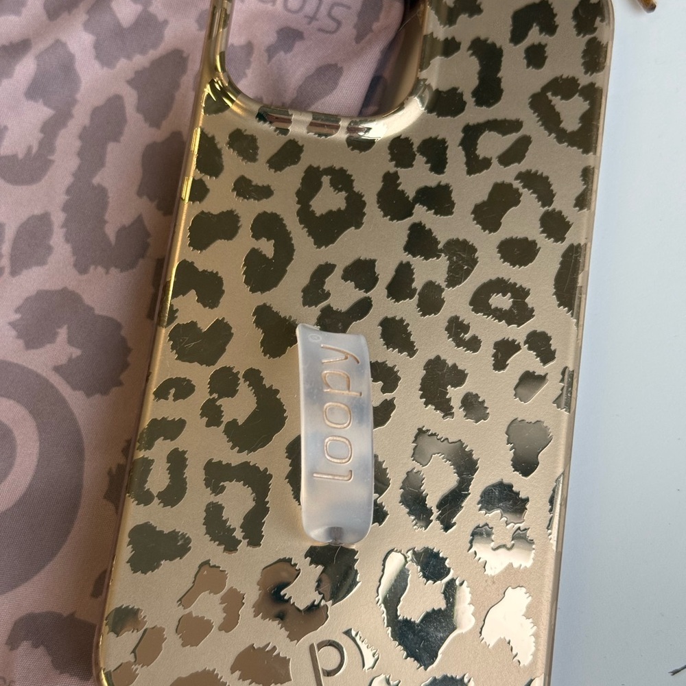Loopy Leopard Print Phone Case